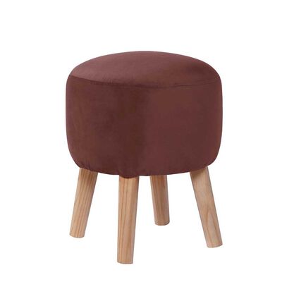 Imagen 1 del producto Pouf Latam Home Nantes Tela Velvet Chocolate