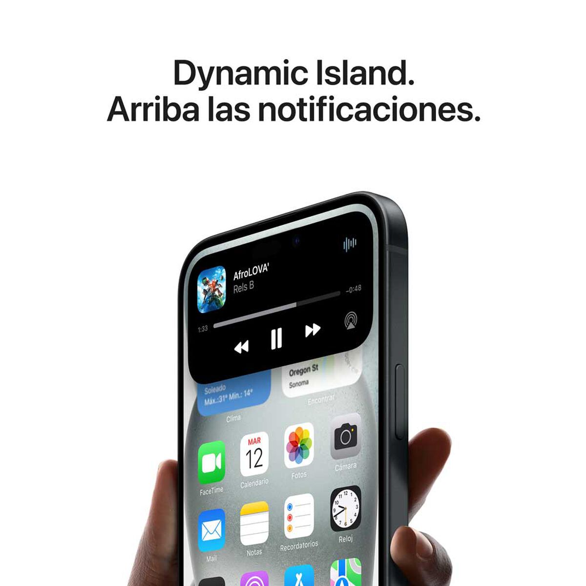 Celular Apple iPhone 15 256GB 6,1" Negro Liberado