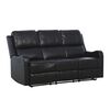 Sofá Reclinable Zoy Home Tokio 3 Cuerpos Negro