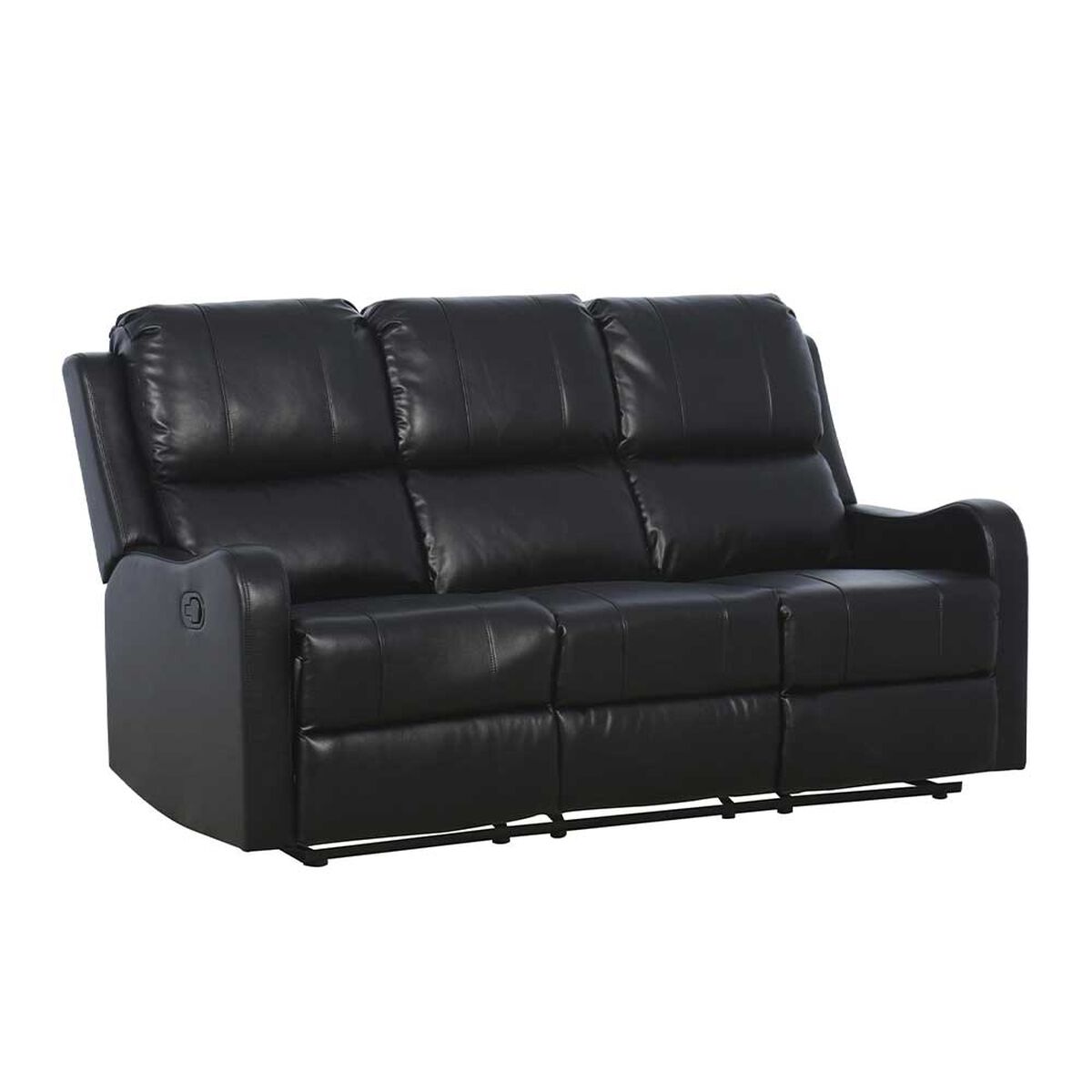Sofá Reclinable Zoy Home Tokio 3 Cuerpos Negro