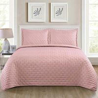 Quilt Illusions 2 Plazas Rosa Roma