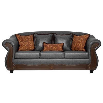 Imagen 1 del producto Sofá Black Factory Estambul 3 Cuerpos Gris