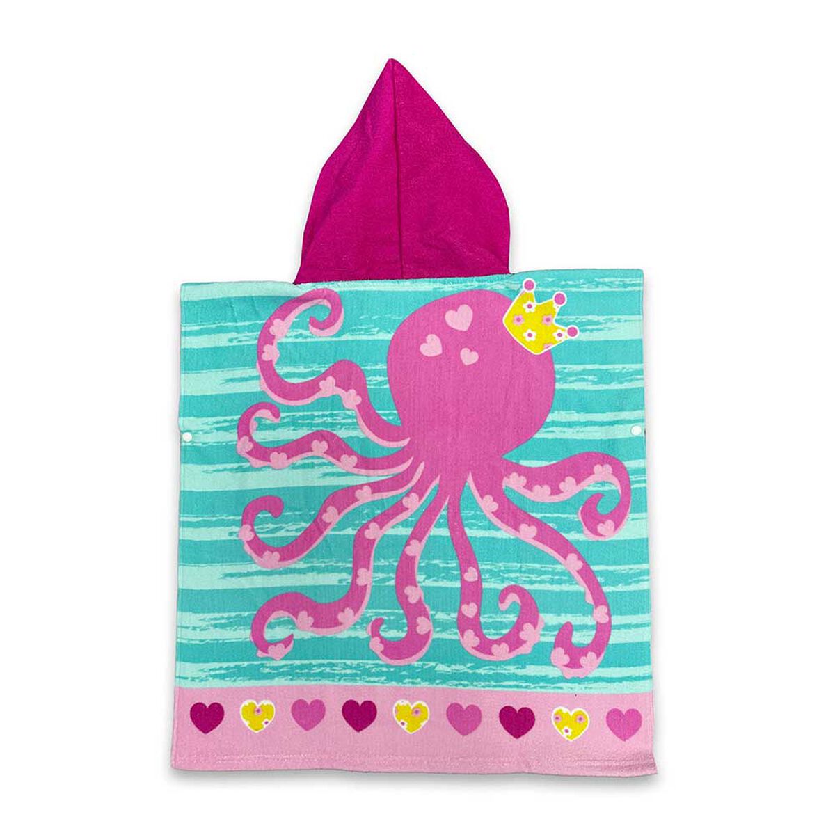 Toalla de Playa con Capucha Doral Aruba Pulpo 70x140 cm
