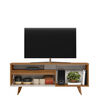 Rack TV Home Mobili Spot Hasta 60" Beige Blanco