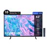 LED 43" Samsung CU7090 Smart TV 4K UHD 2024