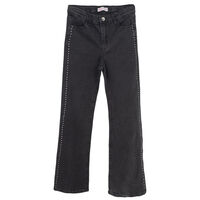 Jeans Brillos Niña Mila Negro