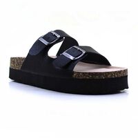 Sandalia Mujer Icono Negro