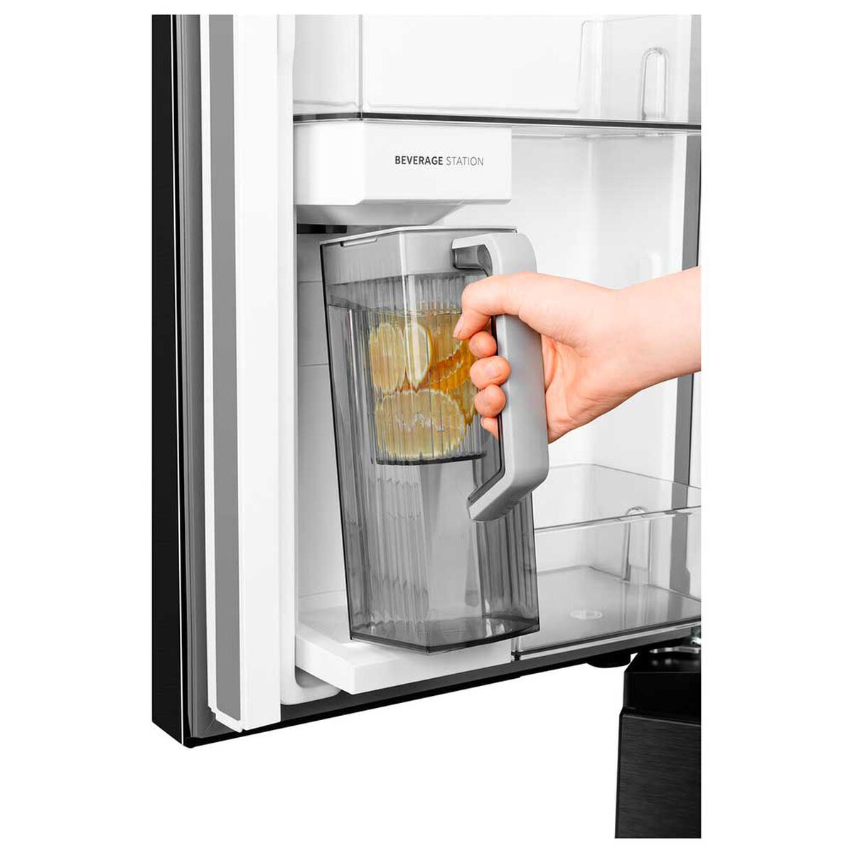 Refrigerador No Frost Midea MDRM923FGEDX 706 litros  Bottom Freezer