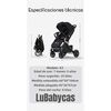 Coche de Paseo Reversible Premium Lubabycas Gris