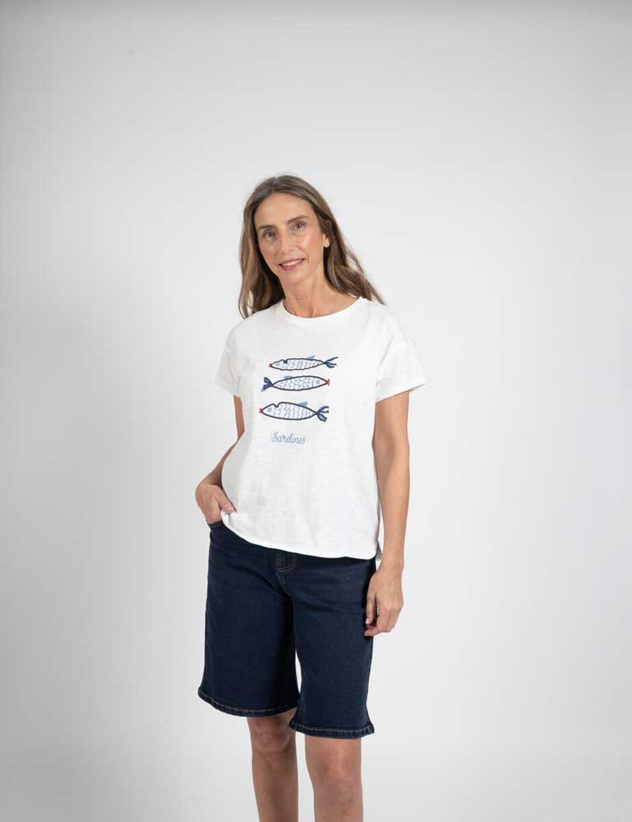 Polera Manga Corta Mujer Portman Club
