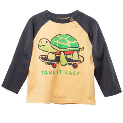 Polera Manga Larga de Algodón Chess Baby