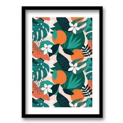 Imagen 1 del producto Cuadro Decorativo Retela Naranjas 70 x 50 cm