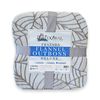 Frazada Poliéster Doral King Deluxe Gris Rayado