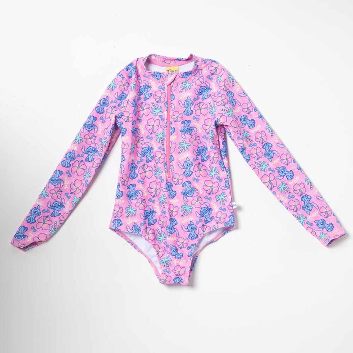 Traje de Ba&ntilde;o Enterito Ni&ntilde;a Stitch