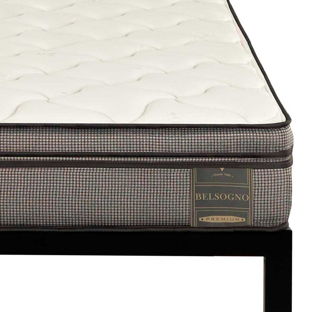 Cama Iron Smart Belsogno 1,5 Plazas Signature