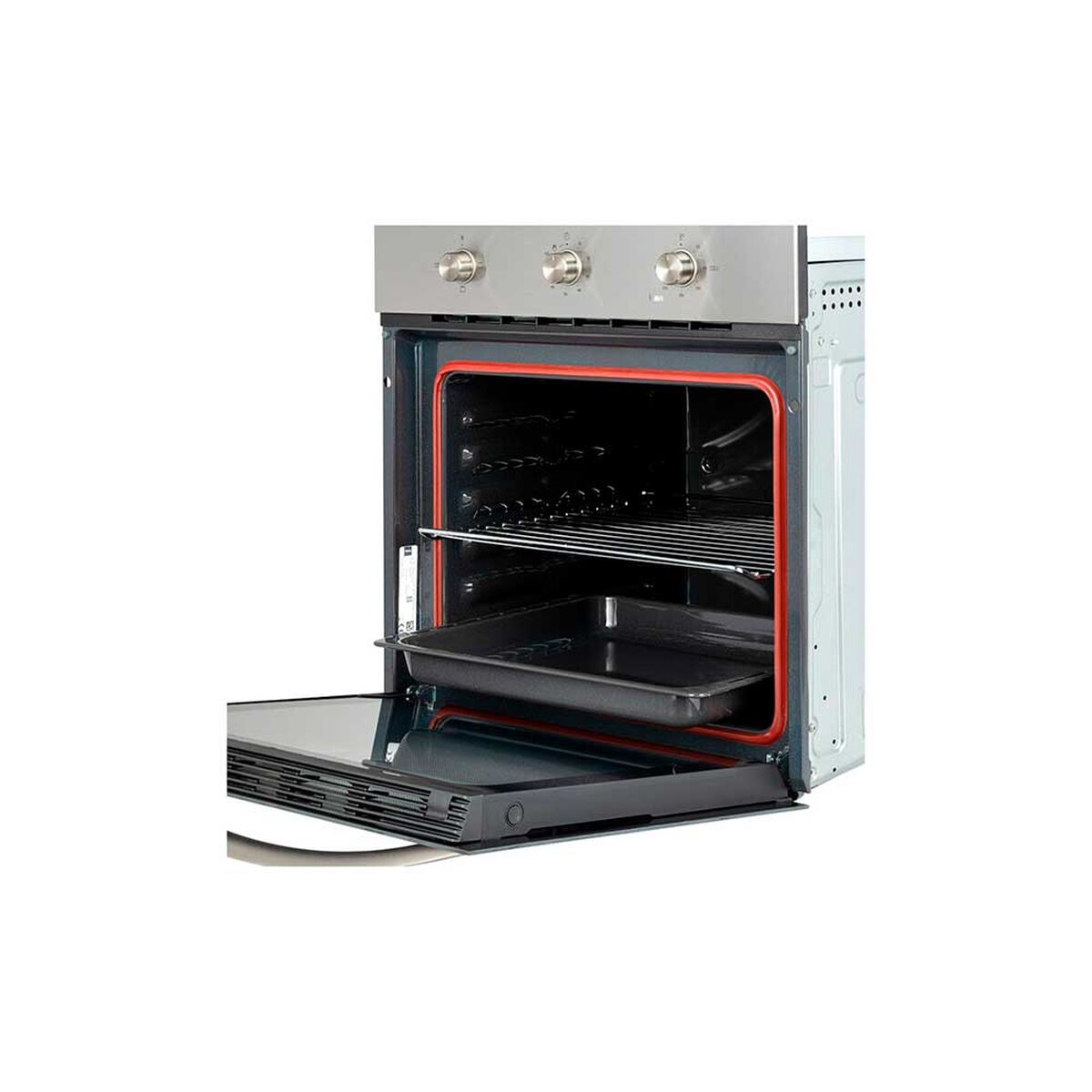 Horno Empotrado Teka HBB 4460 SS 72 lts. Acero Inox + Cristal Negro