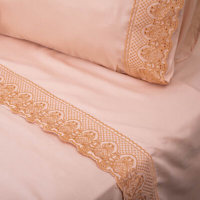 Juego de Sábanas Doral 1,5 Plazas Santorini Coral