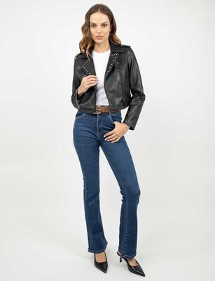 Imagen 2 del producto Jeans Flare Mujer Most Wanted Azul Oscur