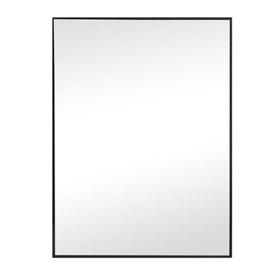 Espejo Marco Aluminio Vgo para Colgar Rectangular 50 x 40 cm Negro