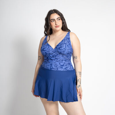 Traje de Ba&ntilde;o Enterito Estampado Mujer Portman Club