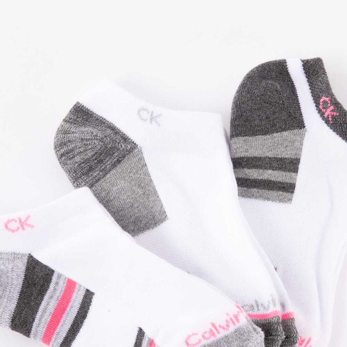 Pack 3 Calcetas de Algodón Blanco Mujer Calvin Klein