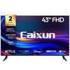 Combo Smart TV LED 43" Caixun FHD Roku + Soporte de Pared Fijo Fiddler