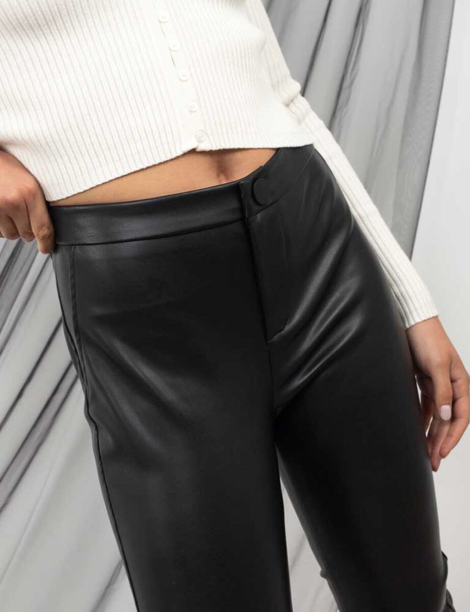 Pantalón Skinny Ecocuero Mujer Zibel