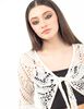 Sweater Crochet Crop Nudo Mujer Icono