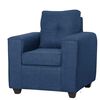 Juego de Living Black Factory Ranger Sofá 3 Cuerpos + Dos Sillones 1 Cuerpo Azul