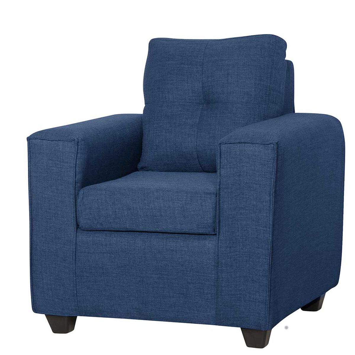Juego de Living Black Factory Ranger Sofá 3 Cuerpos + Dos Sillones 1 Cuerpo Azul