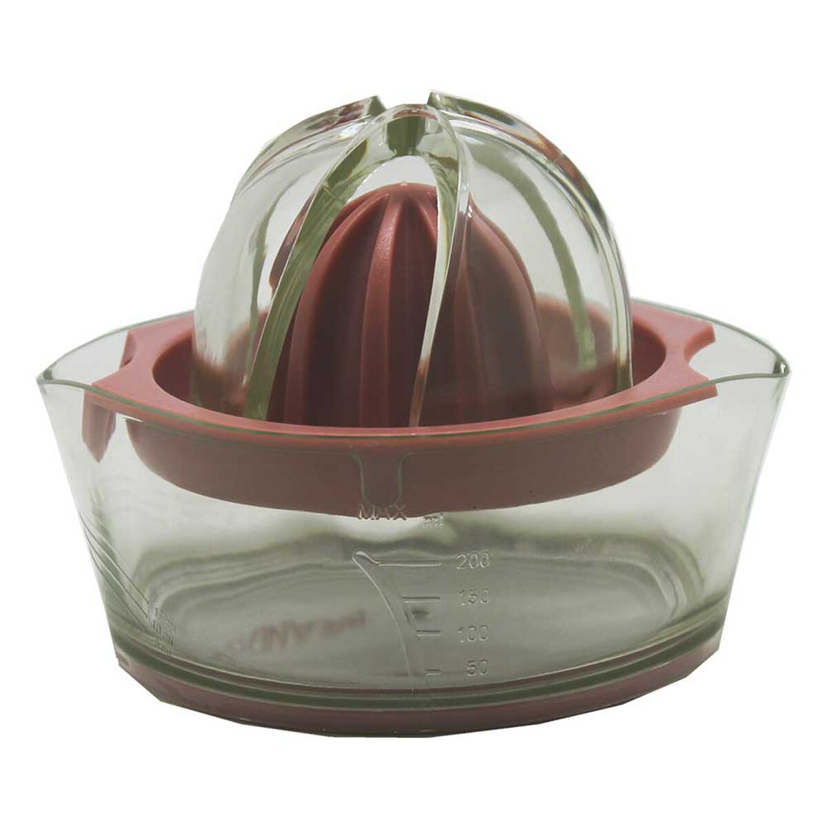 Exprimidor Saca Jugo Plástico Brando Manual Rosado