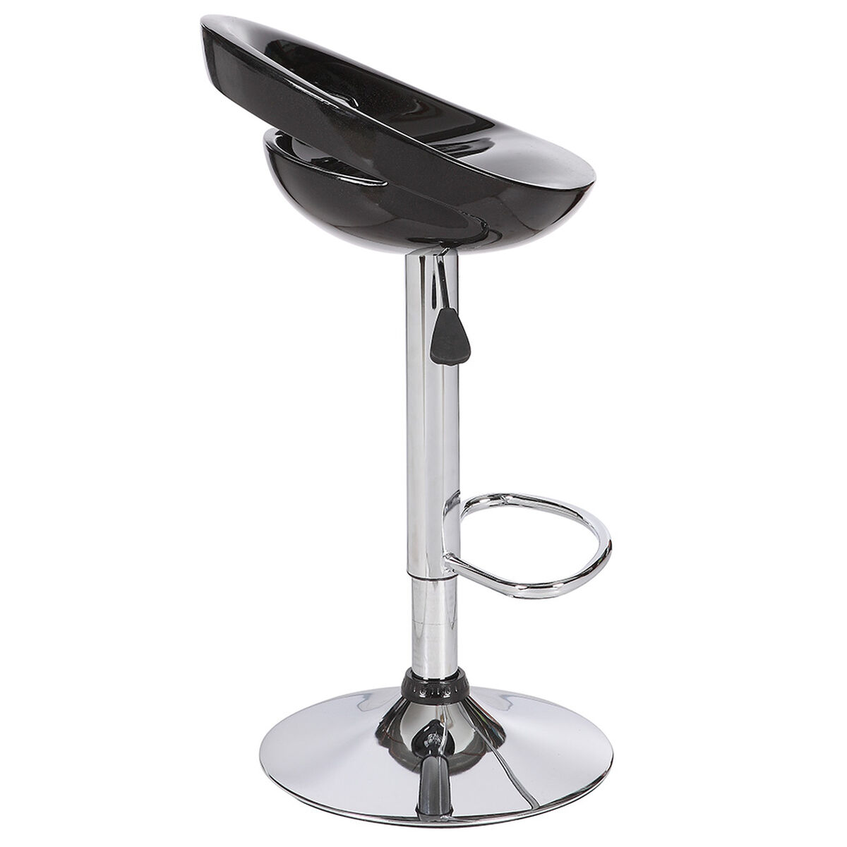 Silla Bar TuHome Rio Aluminio Negra