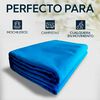 Toalla Extra Grande Microfibra Suede Azul 2 Unidades Pro Outdoor