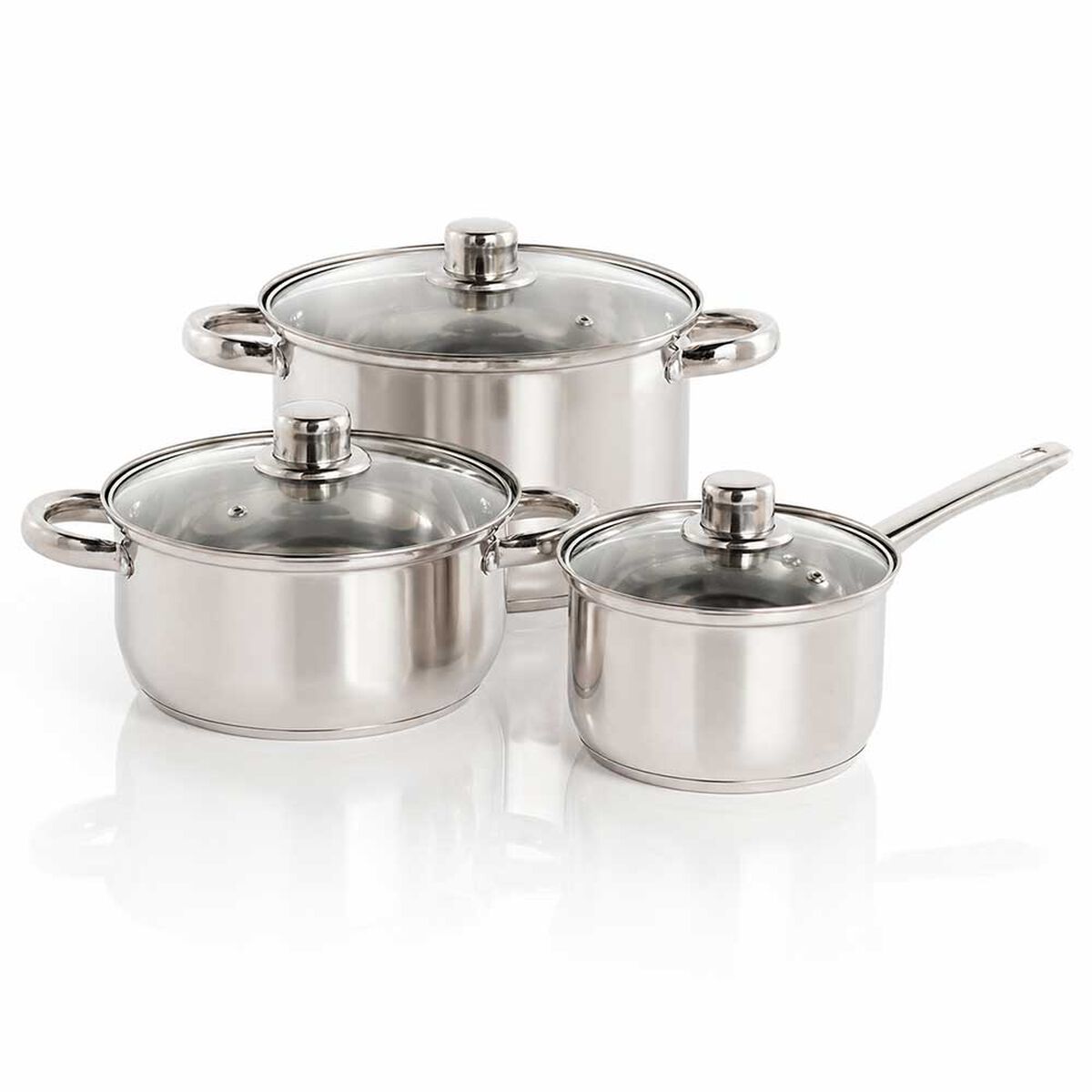 Bater&iacute;a de Cocina Acero D&C Mecina 6 Piezas