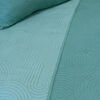 Quilt Doral Hotpress Bi-Color 2 Plazas Verde
