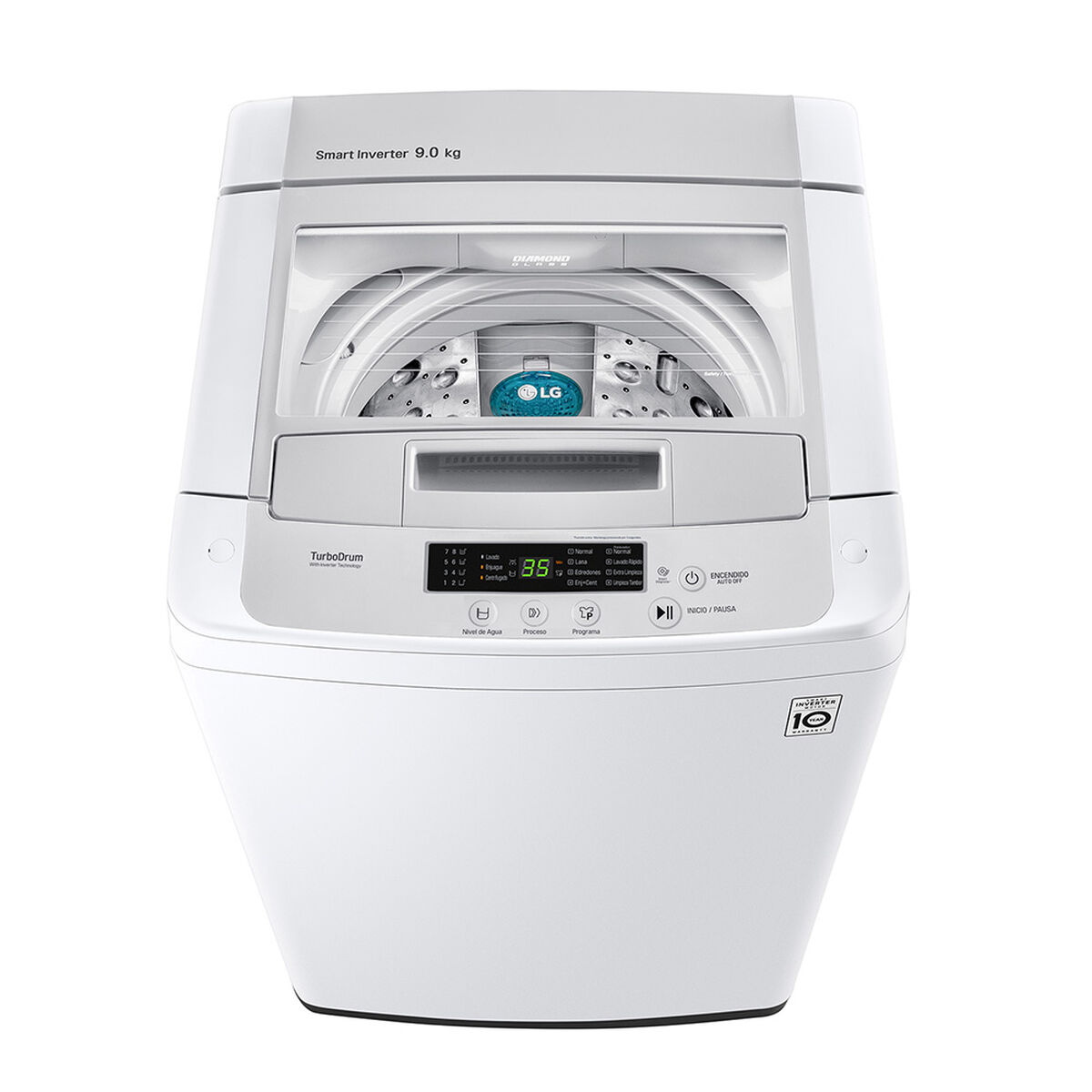 Lavadora Automática LG WT9WPB2 9 kg.