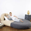 Colchon Inflable Bestway Con Respaldo Royal Round 1.5 Plaza