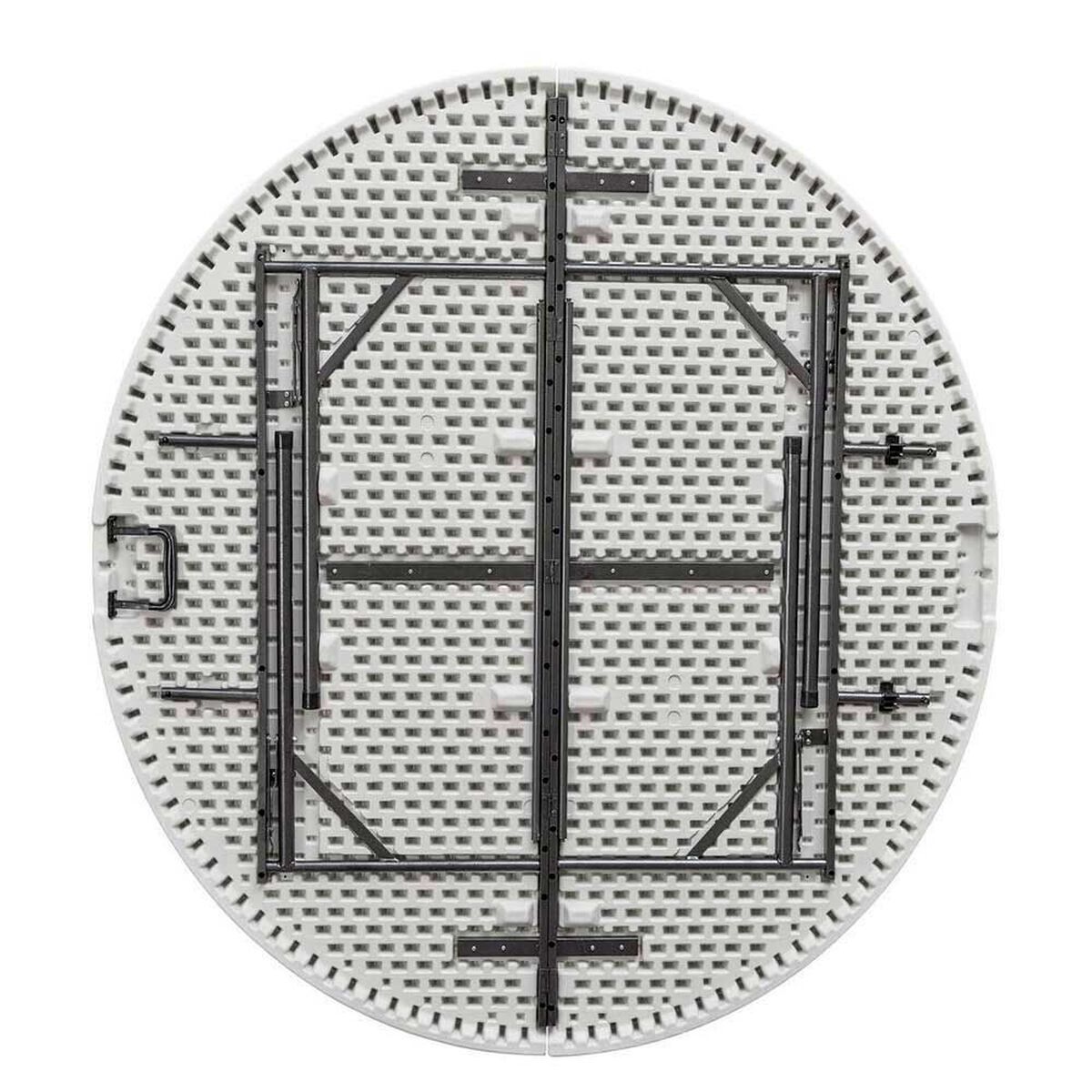 Mesa Plegable Redonda Blanca 160cm Northwest