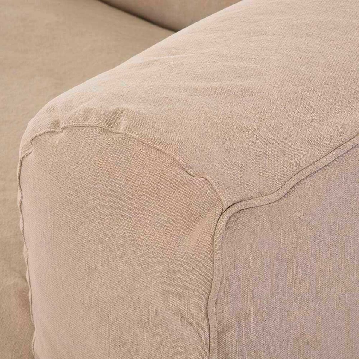 Seccional CIC Relax Sill&oacute;n 1 Cuerpo + Dos Sof&aacute;s 2 Cuerpos Natural