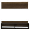 Panel TV TuHome Classic Caramelo / Wengue Hasta 60"