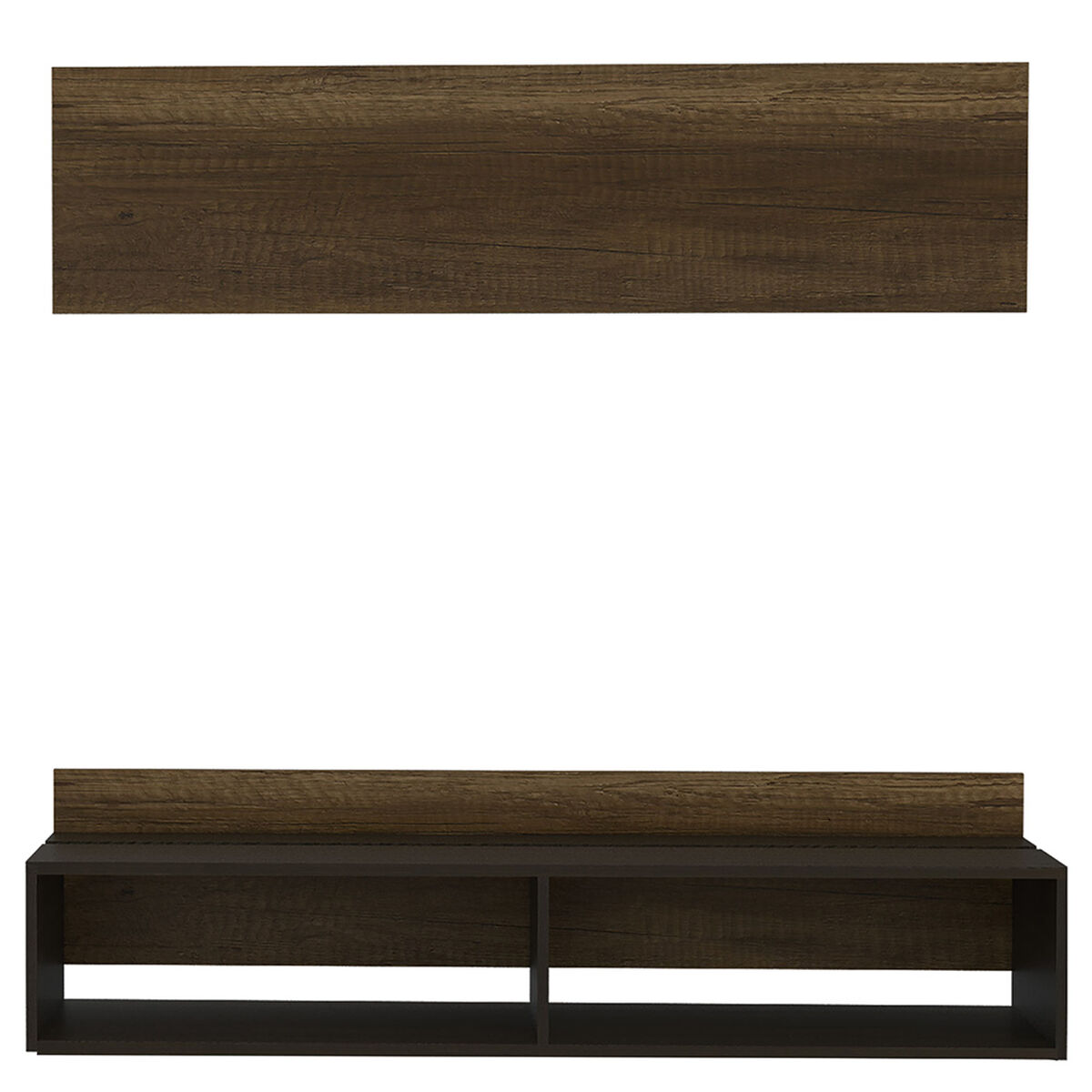 Panel TV TuHome Classic Caramelo / Wengue Hasta 60"