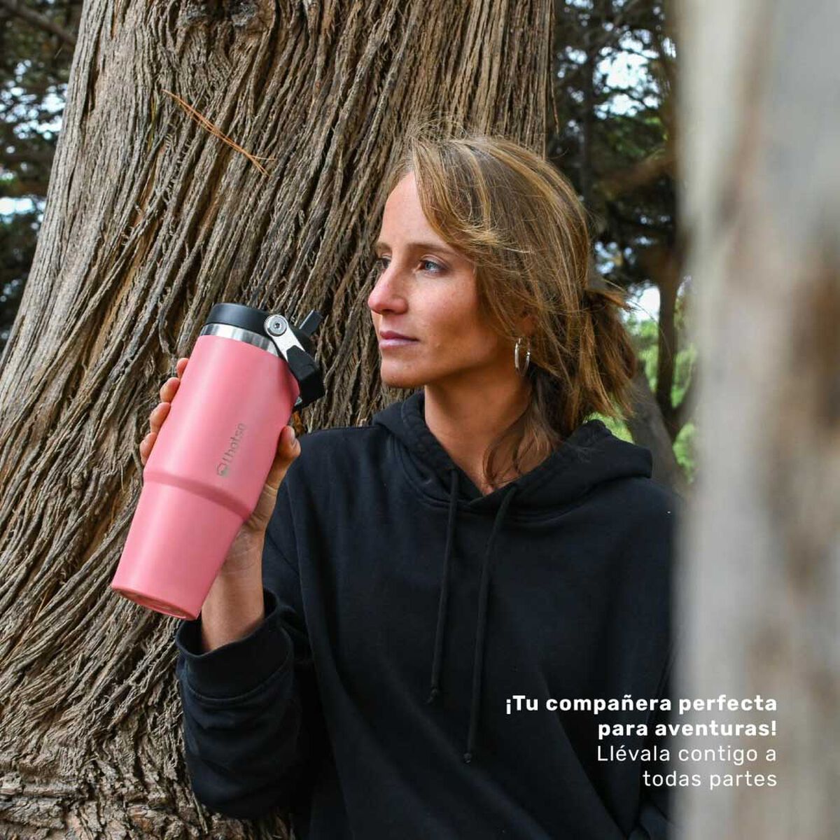 Botella T&eacute;rmica Insulada Lhotse Travel Mug 900 ml Rosado