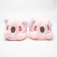 Pantufla Koala Mujer Icono Rosado