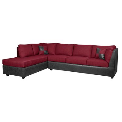 Imagen 2 del producto Seccional Black Factory Donato 3 Cuerpos Burdeo