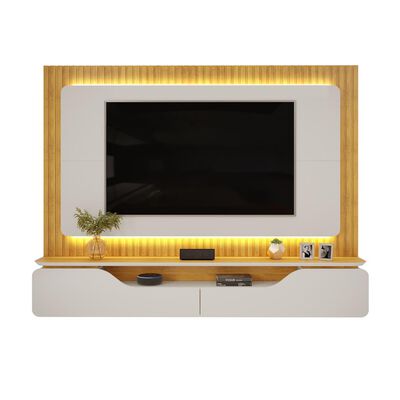 Panel TV Altavision Treviso Bali Gris y Café claro