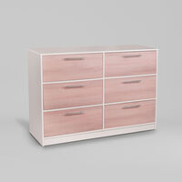 Cómoda CIC Acacia 6 Cajones