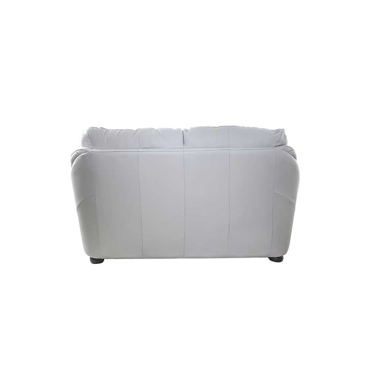 Sofá Cuero Yardas Dakar Off White 2 Cuerpos