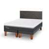 Cama Europea CIC Base Dividida 2 Plazas Ortopedic Advance + Respaldo Villarrica