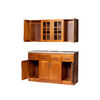 Mueble de Cocina Muebles Hema Berl&iacute;n 8 Puertas 4 Cajones Nogal