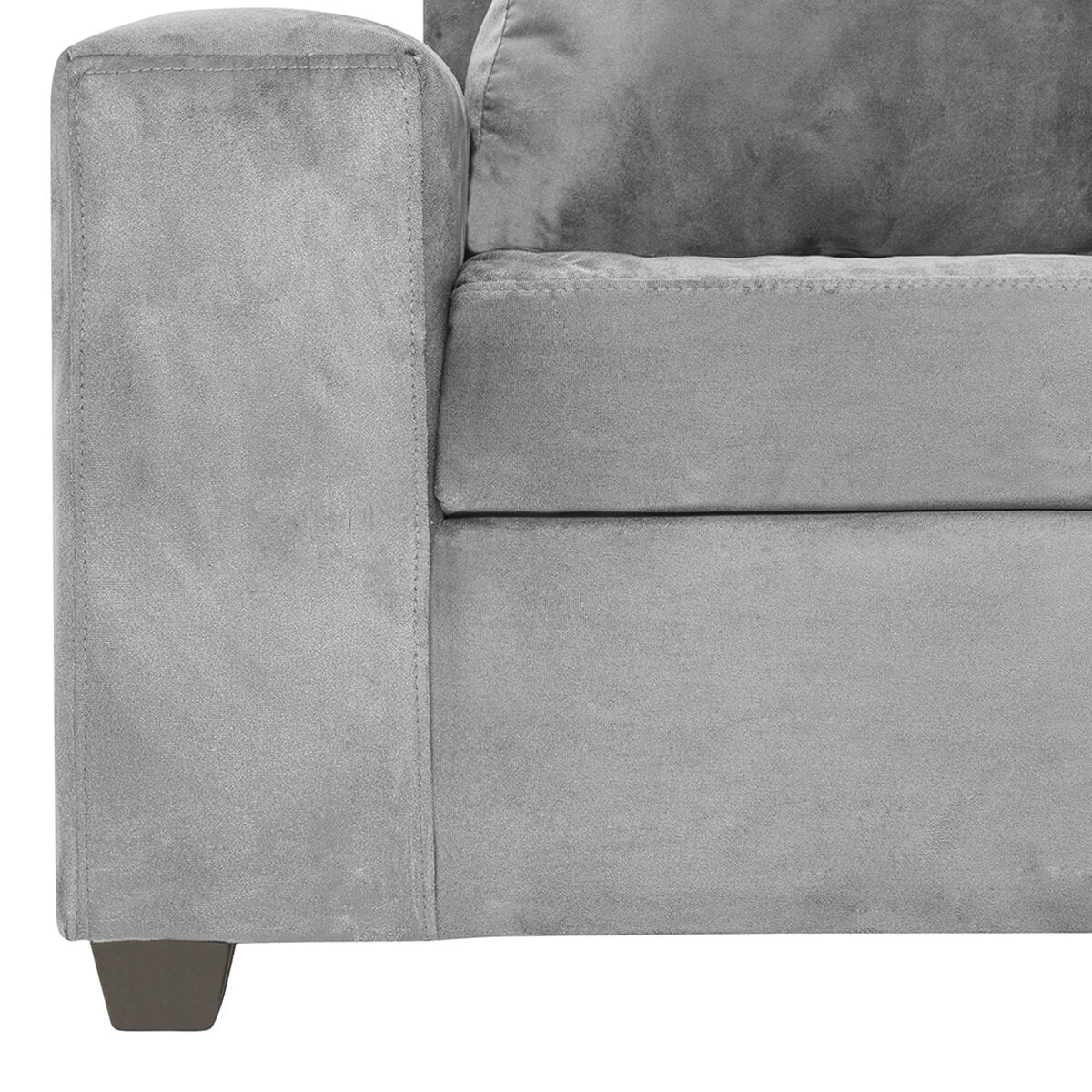 Juego de Living Innovamuebles Kahlo Sofá 3 Cuerpos + Dos Sillones 1 Cuerpo Gris